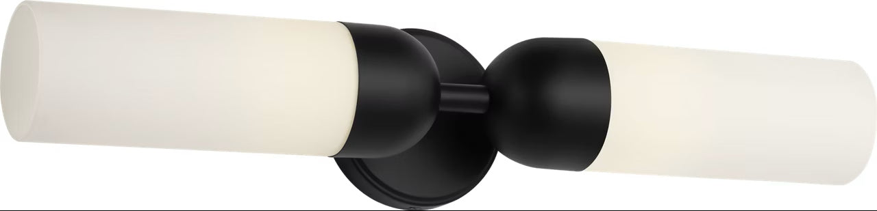 Myhouse Lighting Visual Comfort Studio - SCDJVN160MBKOEG - One Light Vanity - Lawson - Midnight Black