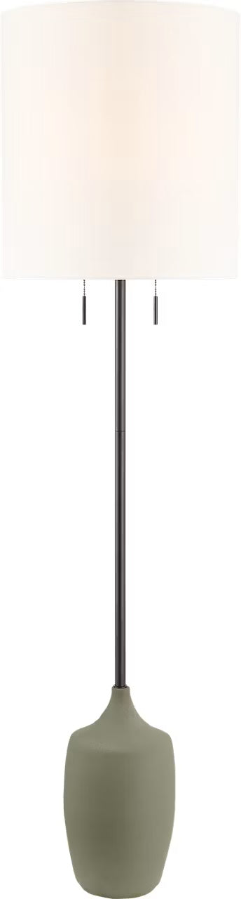 Myhouse Lighting Visual Comfort Studio - SCRJFL175AISSWL - Two Light Floor Lamp - Sayer - Aged Iron