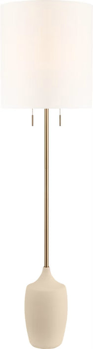 Myhouse Lighting Visual Comfort Studio - SCRJFL175EBSISWL - Two Light Floor Lamp - Sayer - Estate Brass