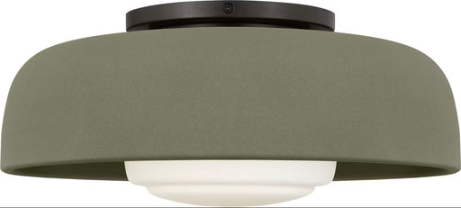 Myhouse Lighting Visual Comfort Studio - SCRJFM169AISSOEG - One Light Flush Mount - Liora - Aged Iron