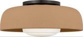Myhouse Lighting Visual Comfort Studio - SCRJFM169AITSOEG - One Light Flush Mount - Liora - Aged Iron