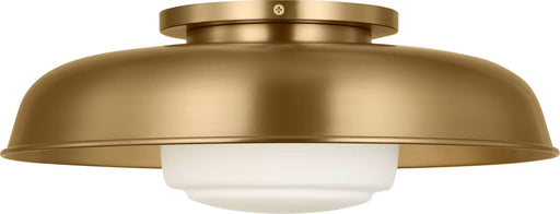 Myhouse Lighting Visual Comfort Studio - SCRJFM169EBSOEG - One Light Flush Mount - Liora - Estate Brass
