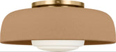 Myhouse Lighting Visual Comfort Studio - SCRJFM169EBSTSOEG - One Light Flush Mount - Liora - Estate Brass