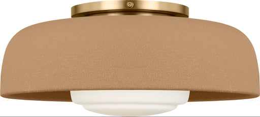 Myhouse Lighting Visual Comfort Studio - SCRJFM169EBSTSOEG - One Light Flush Mount - Liora - Estate Brass