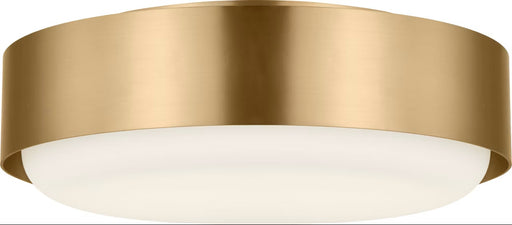 Myhouse Lighting Visual Comfort Studio - SCRJFM186EBSOEG - Two Light Flush Mount - Aurelle - Estate Brass