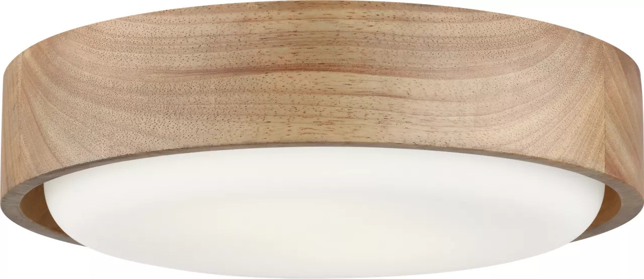 Myhouse Lighting Visual Comfort Studio - SCRJFM187NHOEG - Two Light Flush Mount - Aurelle - Natural Honey