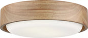 Myhouse Lighting Visual Comfort Studio - SCRJFM187NHOEG - Two Light Flush Mount - Aurelle - Natural Honey