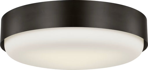 Myhouse Lighting Visual Comfort Studio - SCRJFM188AIOEG - Three Light Flush Mount - Aurelle - Aged Iron