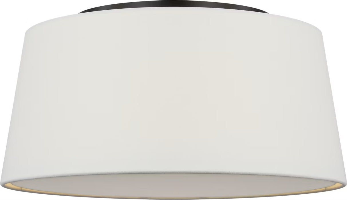 Myhouse Lighting Visual Comfort Studio - SCRJFM196AIWL - Three Light Flush Mount - Hale - Aged Iron