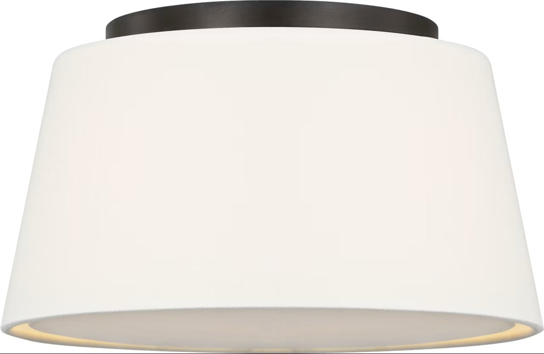 Myhouse Lighting Visual Comfort Studio - SCRJFM197AIWL - Two Light Flush Mount - Hale - Aged Iron