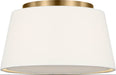 Myhouse Lighting Visual Comfort Studio - SCRJFM197EBSWL - Two Light Flush Mount - Hale - Estate Brass