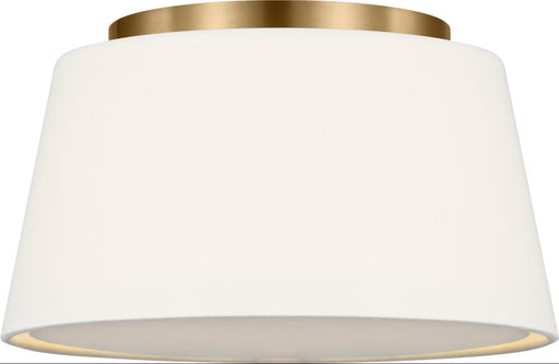 Myhouse Lighting Visual Comfort Studio - SCRJFM197EBSWL - Two Light Flush Mount - Hale - Estate Brass