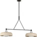 Myhouse Lighting Visual Comfort Studio - SCRJLS171AIISOEG - Two Light Linear Chandelier - Liora - Aged Iron