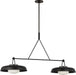 Myhouse Lighting Visual Comfort Studio - SCRJLS171AIOEG - Two Light Linear Chandelier - Liora - Aged Iron