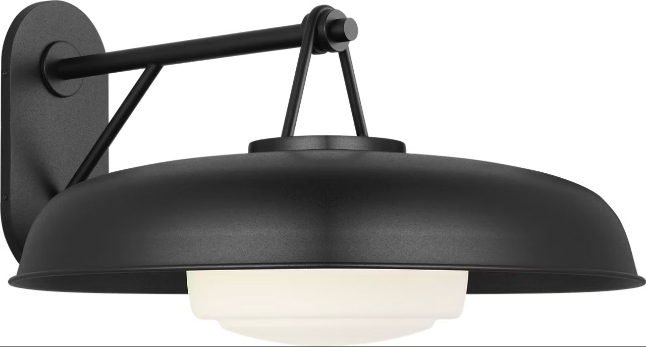 Myhouse Lighting Visual Comfort Studio - SCRJOWS173TXBMWOG - One Light Outdoor Wall Mount - Liora - Textured Black