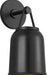 Myhouse Lighting Visual Comfort Studio - SCRJOWS200TXB - One Light Wall Lantern - Liora - Textured Black