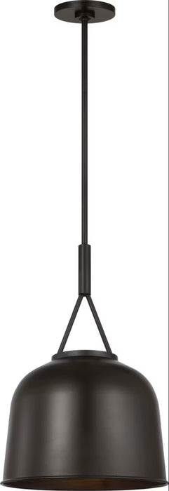 Myhouse Lighting Visual Comfort Studio - SCRJPD166AI - One Light Pendant - Liora - Aged Iron