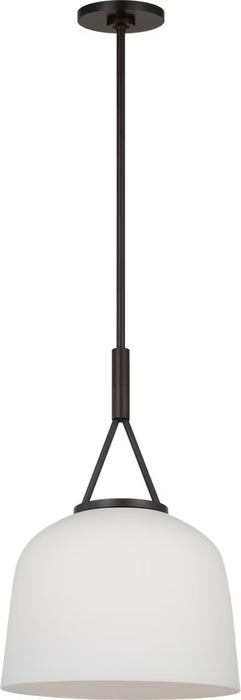 Myhouse Lighting Visual Comfort Studio - SCRJPD166AIOEG - One Light Pendant - Liora - Aged Iron
