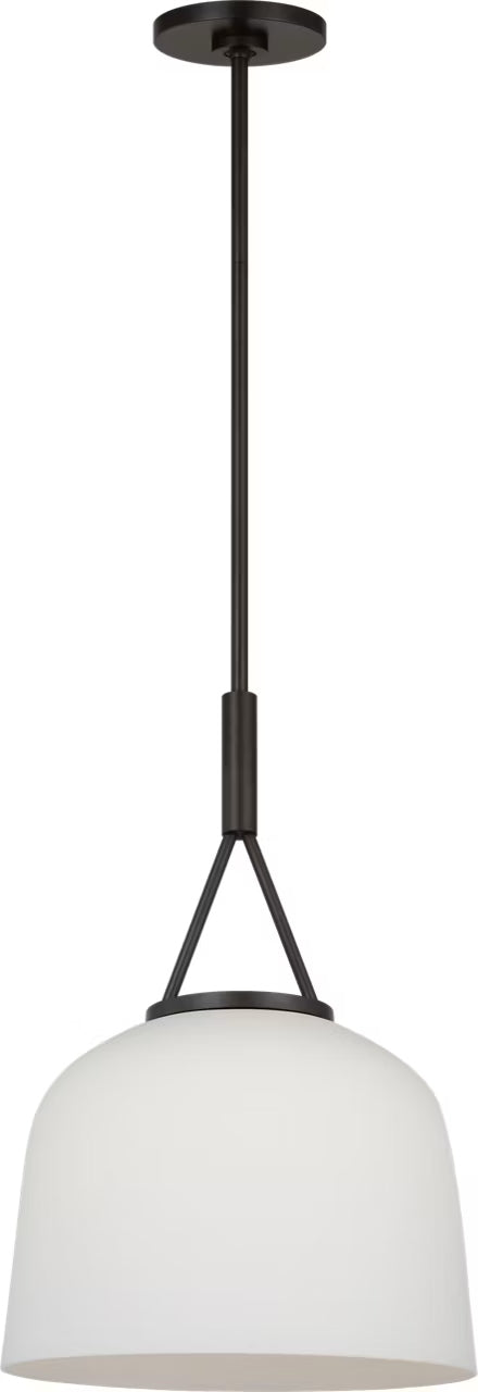 Myhouse Lighting Visual Comfort Studio - SCRJPD166AIOEG - One Light Pendant - Liora - Aged Iron