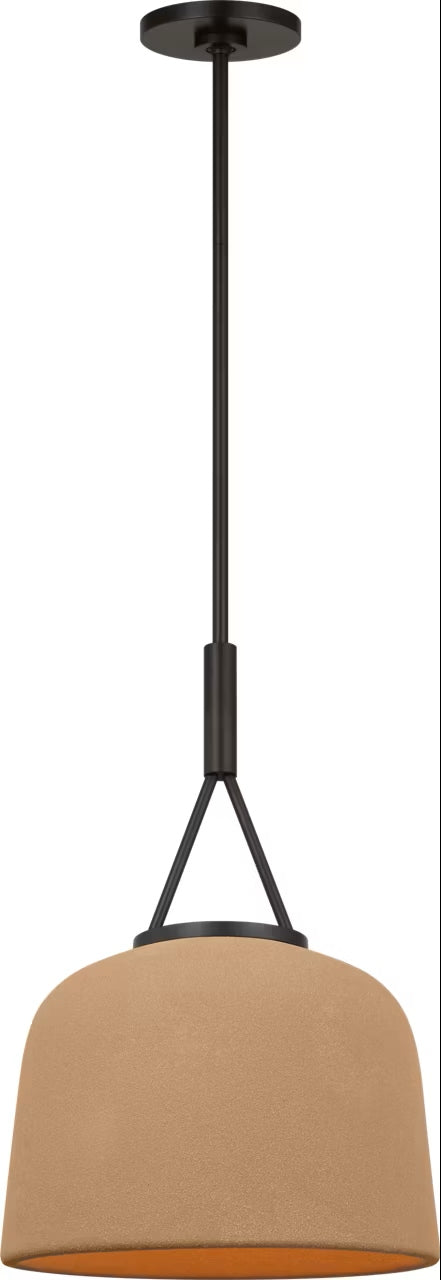 Myhouse Lighting Visual Comfort Studio - SCRJPD166AITS - One Light Pendant - Liora - Aged Iron
