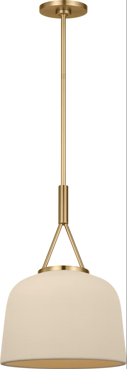 Myhouse Lighting Visual Comfort Studio - SCRJPD166EBSIS - One Light Pendant - Liora - Estate Brass