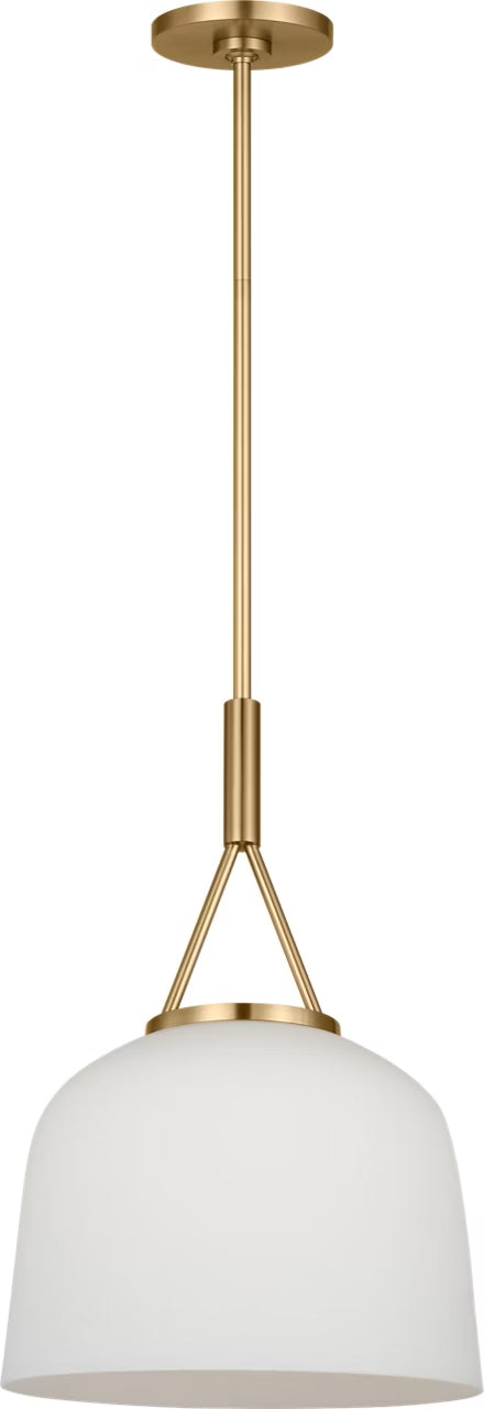 Myhouse Lighting Visual Comfort Studio - SCRJPD166EBSOEG - One Light Pendant - Liora - Estate Brass