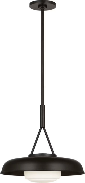 Myhouse Lighting Visual Comfort Studio - SCRJPD167AIOEG - One Light Pendant - Liora - Aged Iron