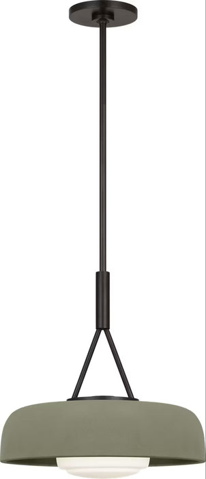 Myhouse Lighting Visual Comfort Studio - SCRJPD167AISSOEG - One Light Pendant - Liora - Aged Iron