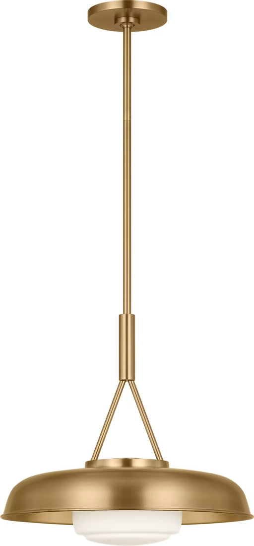 Myhouse Lighting Visual Comfort Studio - SCRJPD167EBSOEG - One Light Pendant - Liora - Estate Brass