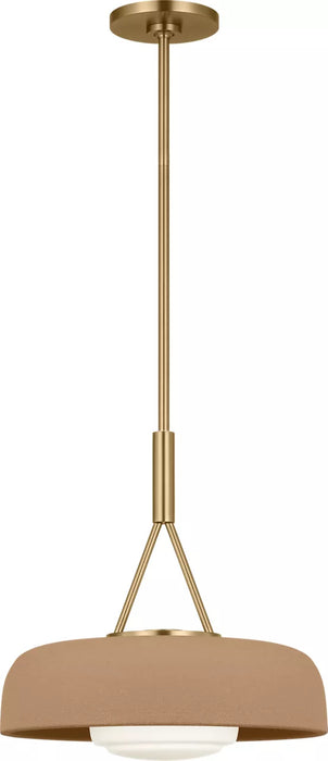 Myhouse Lighting Visual Comfort Studio - SCRJPD167EBSTSOEG - One Light Pendant - Liora - Estate Brass