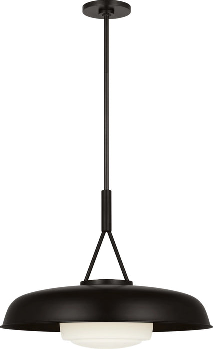 Myhouse Lighting Visual Comfort Studio - SCRJPD168AIOEG - One Light Pendant - Liora - Aged Iron