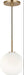 Myhouse Lighting Visual Comfort Studio - SCRJPD180EBSOEG - One Light Pendant - Sorelle - Estate Brass
