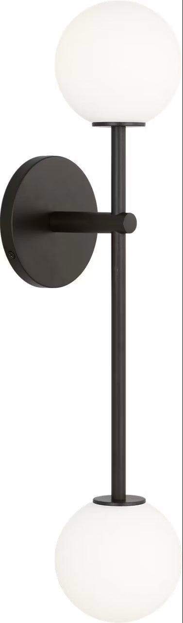 Myhouse Lighting Visual Comfort Studio - SCRJWS185AIOEG - Two Light Wall Sconce - Sorelle - Aged Iron