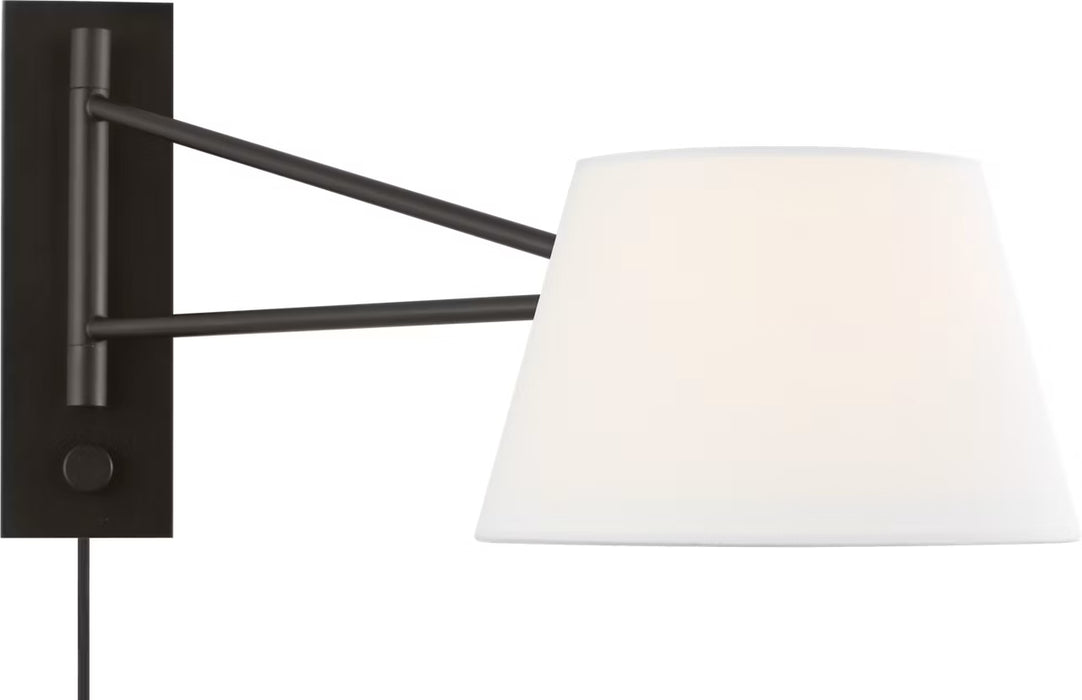 Myhouse Lighting Visual Comfort Studio - SCRJWS199AIWL - One Light Wall Sconce - Hale - Aged Iron