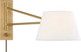 Myhouse Lighting Visual Comfort Studio - SCRJWS199EBSWL - One Light Wall Sconce - Hale - Estate Brass