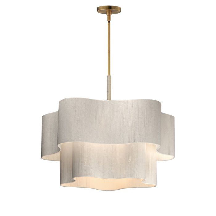 Myhouse Lighting Maxim - 12836OFNAB - Six Light Pendant - Corsica