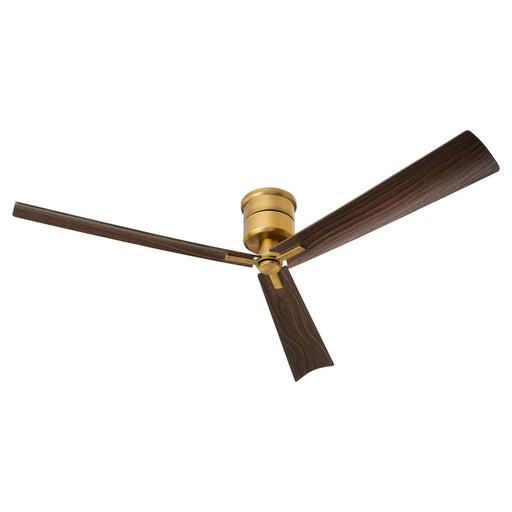 Myhouse Lighting Quorum - 138563-47 - 56" Patio Fan - Osprey - Brushed Brass