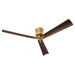 Myhouse Lighting Quorum - 138563-47 - 56" Patio Fan - Osprey - Brushed Brass
