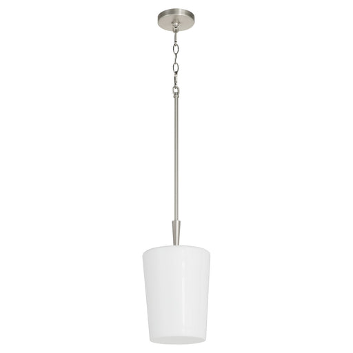 Myhouse Lighting Quorum - 3204-265 - One Light Pendant - Goodwin - Satin Nickel