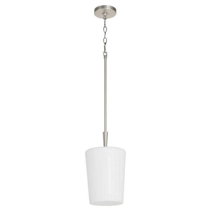 Myhouse Lighting Quorum - 3204-265 - One Light Pendant - Goodwin - Satin Nickel