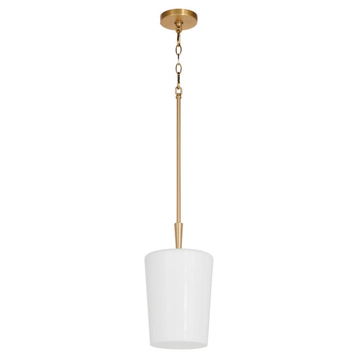 Myhouse Lighting Quorum - 3204-280 - One Light Pendant - Goodwin - Aged Brass
