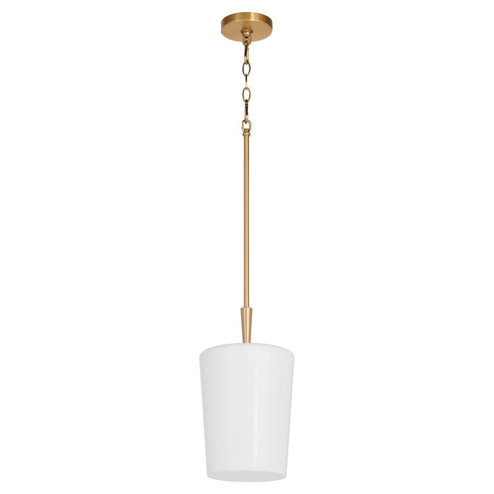 Myhouse Lighting Quorum - 3204-280 - One Light Pendant - Goodwin - Aged Brass