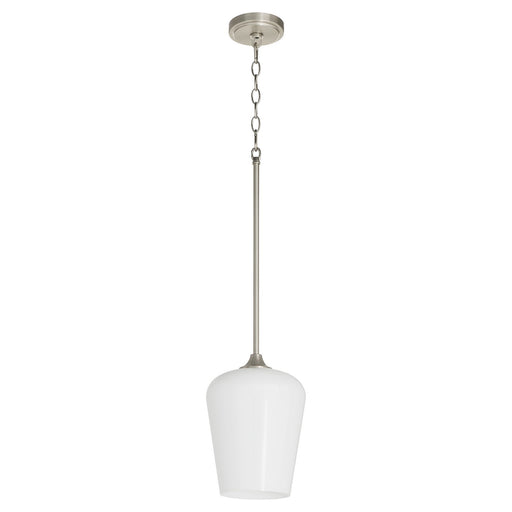 Myhouse Lighting Quorum - 3313-265 - One Light Pendant - Raymond - Satin Nickel