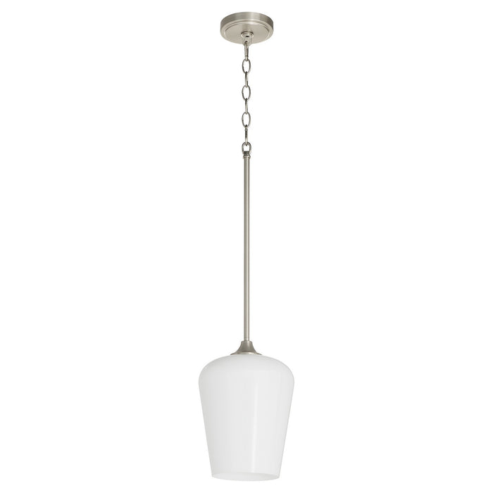 Myhouse Lighting Quorum - 3313-265 - One Light Pendant - Raymond - Satin Nickel