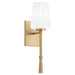 Myhouse Lighting Quorum - 5204-1-2180 - One Light Wall Mount - Goodwin - Aged Brass