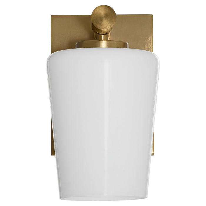 Myhouse Lighting Quorum - 5204-1-280 - One Light Wall Mount - Goodwin - Aged Brass