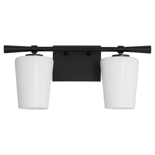 Myhouse Lighting Quorum - 5204-2-259 - Two Light Vanity - Goodwin - Matte Black