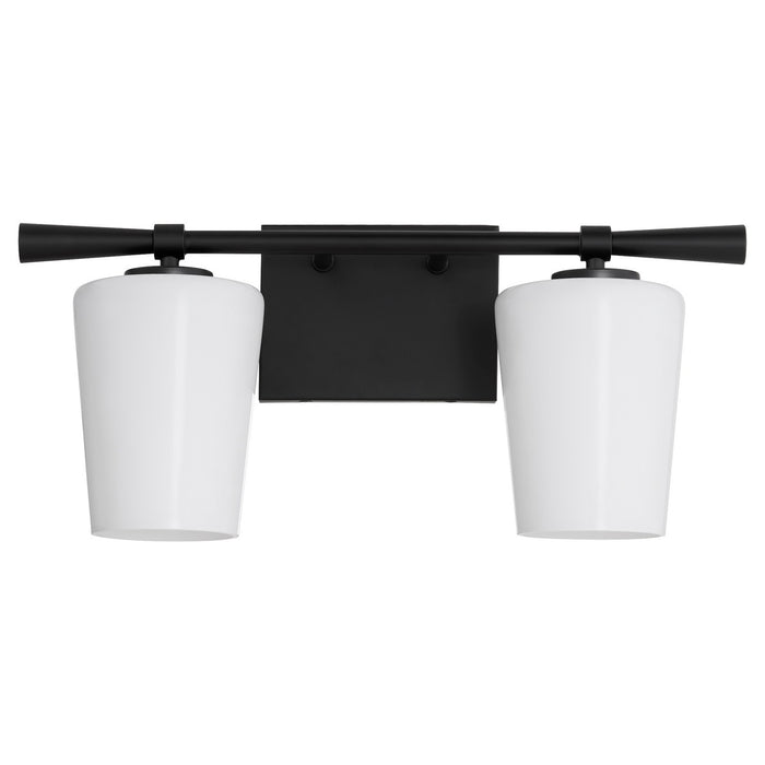 Myhouse Lighting Quorum - 5204-2-259 - Two Light Vanity - Goodwin - Matte Black
