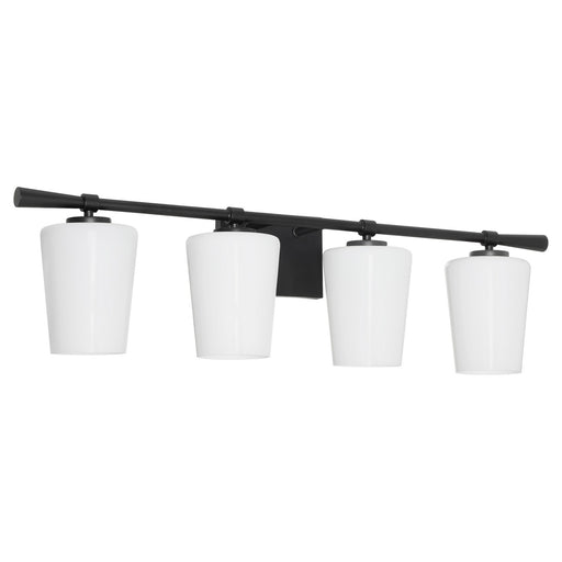Myhouse Lighting Quorum - 5204-4-259 - Four Light Vanity - Goodwin - Matte Black