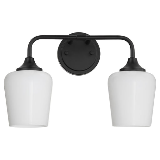 Myhouse Lighting Quorum - 5313-2-259 - Two Light Wall Mount - Raymond - Matte Black